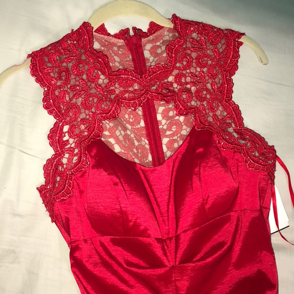 Red prom dress!